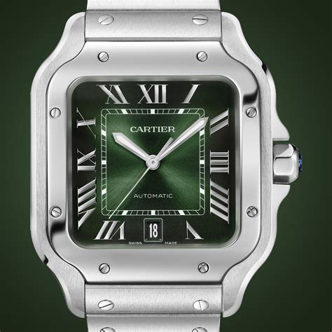 cartier santos analog logo|santos de cartier watch.